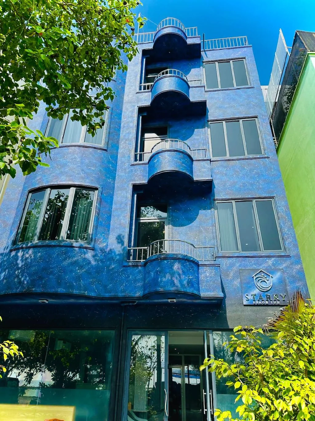 Starry Beach Inn building in Hulhumalé, Maldives